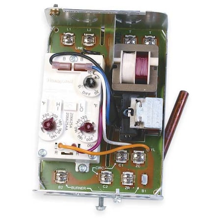 Honeywell L8124C1003 - Triple Aquastat,Burner Control,130 F-240 F