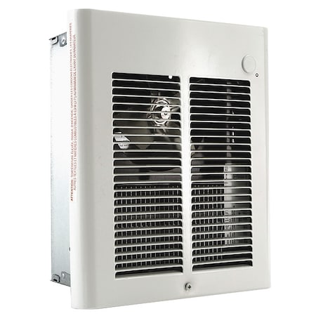 Dayton 3ENC9 - Recessed Electric Wall-Mount Heater, Recessed or Surface, 2000/1500 W, 240/277 V AC, White