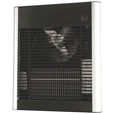 Dayton 2HAC4 - Recessed Electric Wall-Mount Heater, Recessed or Surface, 1000 W, 120 V AC, Bronze