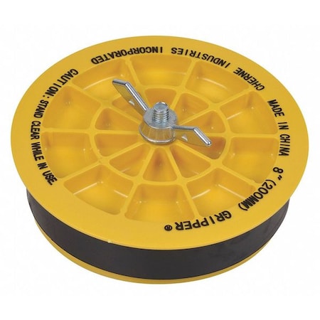 Cherne 270270 - Pipe Plug,Wing Nut,3.75"H,8"Pipe