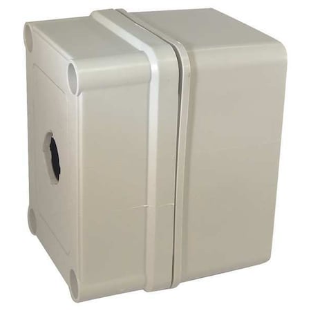 Hoffman VM433-PBM1 - Push Button Enclosure,22mm,1 Hole,Plastic