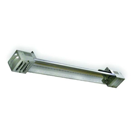 Fostoria MM-46A - Electric Infrared Heater, 1 Phase, Aluminum, 12,454 Btu H, 600 V AC 3650 W