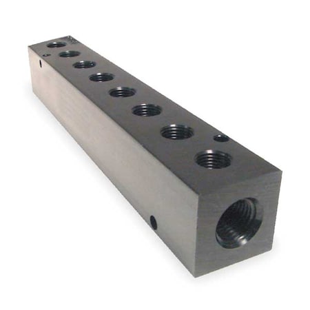 Pneumadyne M30-375-8 - Pipe Manifold Fitting, Aluminum, 1/2 in