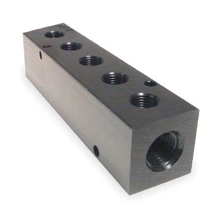 Pneumadyne M20-250-5 - Pipe Manifold Fitting, Aluminum, 3/8 in