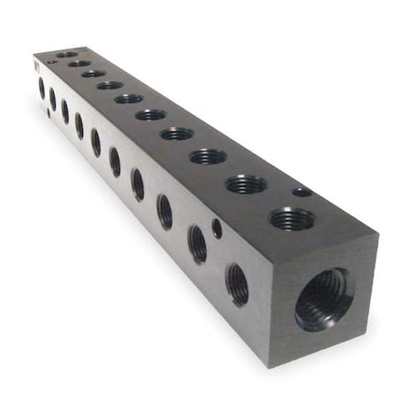 Pneumadyne M30-375-10-90 - Pipe Manifold Fitting, Aluminum, 1/2 in