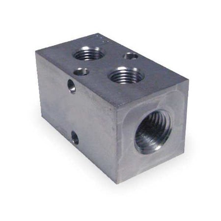 Pneumadyne M10-125-2-SS - Pipe Manifold Fitting,Stainless Steel,1/4in