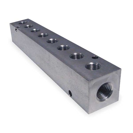 Pneumadyne M20-250-8-SS - Pipe Manifold Fitting,Stainless Steel,3/8in