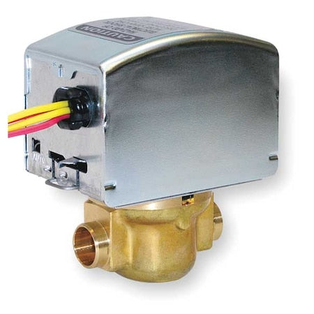 Honeywell Home V8043A1227 - Motorized Zone Valve,NC,Brass,1/2 in NPT