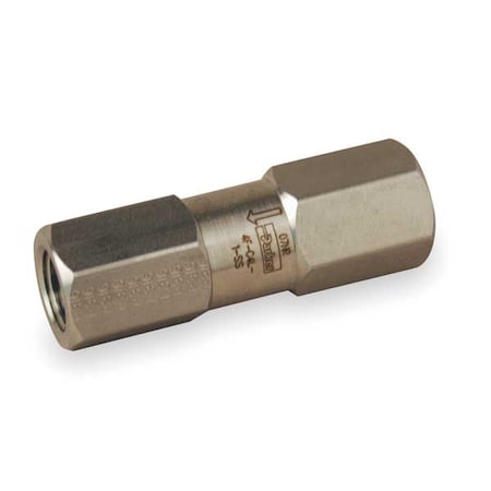 Parker 8F-C8L-1-SS - 1/2" FNPT Stainless Steel Instrumentation Check Valve
