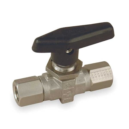 Parker 8F-B8LJ2-SSP - 1/2" FNPT Stainless Steel Ball Valve Inline