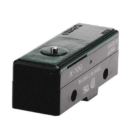 Omron X-10G-B - Industrial Snap Action Switch, Pin, Plunger Actuator, SPDT