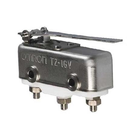 Omron TZ-1GV - Snap Action Switch, Hinge, Lever Actuator, SPDT, 1 A at 240 V AC Contact Rating