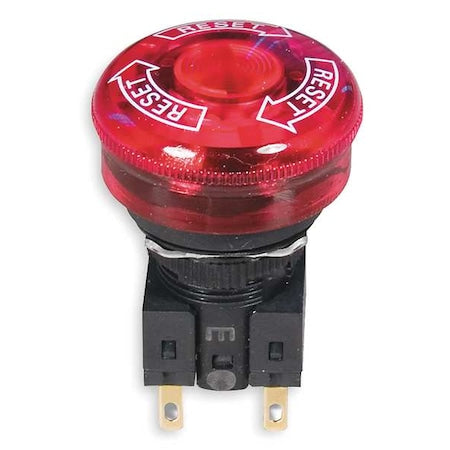 Omron A165E-S-02 - Emergency Stop Push Button, 16 mm, 2 NC, Red