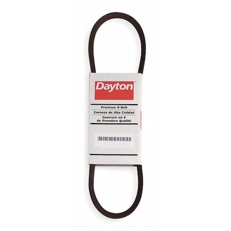 Dayton 2L453 - Wedged Cogged V-Belt, Power Ace Cog, 5 VX1320, 5 VX, NR, 132 in, 5/8 in Top Width