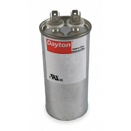 Dayton 2MEC4 - Run Capacitor,12.5 MFD,370 V,Round