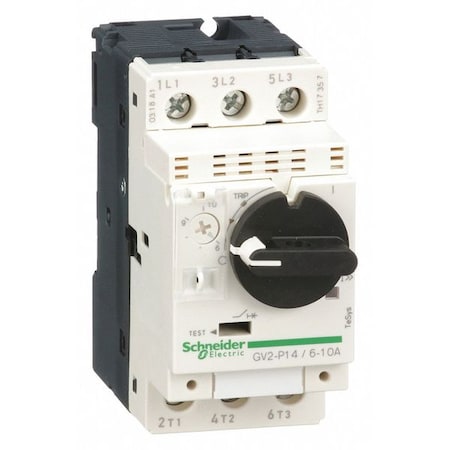 Square D GV2P14 - Manual Motor Starter, Not Applicable, 3 P, 3 Phase, Selector Switch, 10 A