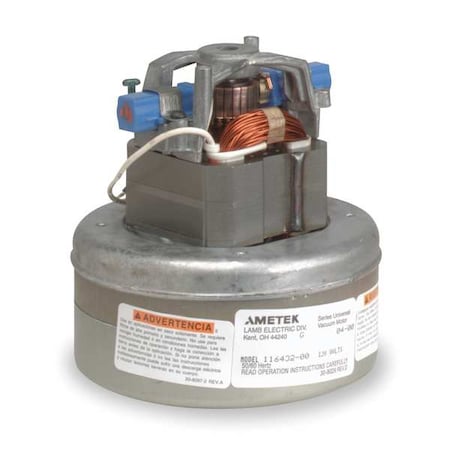 Ametek 116432-00 - Vacuum Motor,120 VAC,101.3cfm,28870 RPM