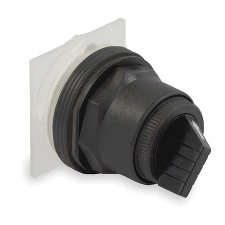 Schneider Electric 9001SKS12B - Short Handle Selector Switch,Blk,2 Pos,30mm