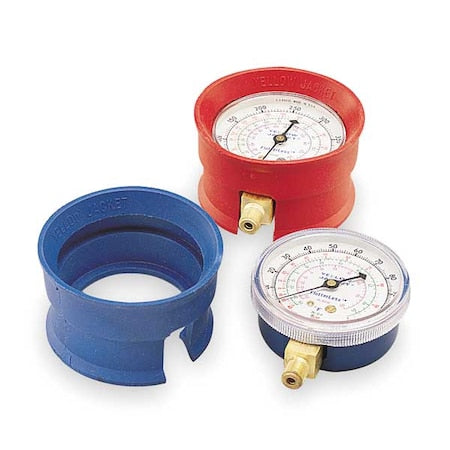 Yellow Jacket 49190 - Manifold Gauge Boot Set, 3 1/8 in Dia,PR