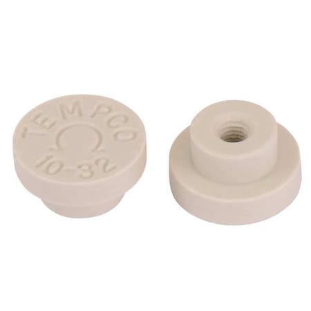 Tempco CER-102-101 - Ceramic Terminal Caps,10-32 Threads,PK10