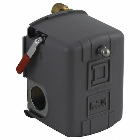 Telemecanique Sensors 9013FHG32J52M1X - Pressure Switch, Standard, DPST, 1 Ports, 1/4" FNPS, 40 to 150 psi Range, Polypropylene