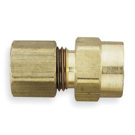 Parker 66C-6-4 - 3/8" Compression x 1/4" FNPT Brass Connector 10 PK