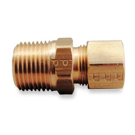 Parker 68C-4-2 - 1/4" Compression x 1/8" MNPT Brass Connector 10 PK