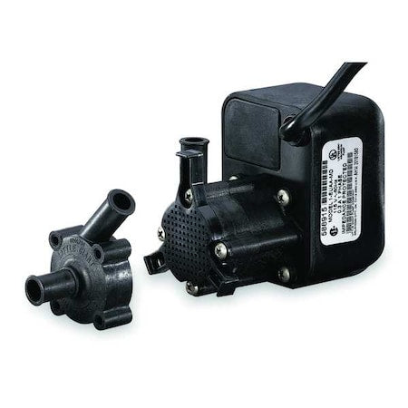Little Giant Pump 588205 - 1/200 HP PP Submersible Magnetic Drive Pump 115 V 1/2" OD
