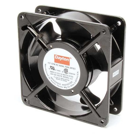 Dayton 2RTE1 - Standard Square Axial Fan, Square, 230 V AC, 1 Phase, Aluminum, 4 11/16 in W.