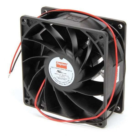 Dayton 2RTJ3 - Axial Fan, Square, 24 V DC, - Phase, PBT Plastic, 3 5/8 in W.