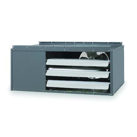 Dayton 2RYU8A - Gas Wall and Ceiling Unit Heater, NG/LP, 45,000, 550 cfm, Direct, Propeller, 1/2 in