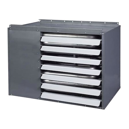 Dayton 2RYV2A - Gas Wall and Ceiling Unit Heater, NG/LP, 90,000, 1,100 cfm, Direct, Propeller, 1/2 in