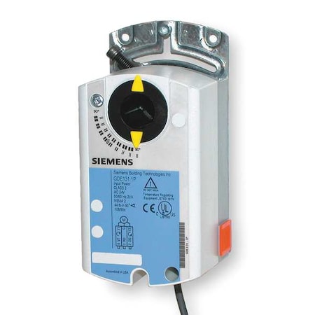 Siemens GDE131.1P - Electric Actuator,44 in.-lb.,-25 to130