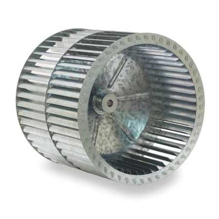 Dayton 2UTW2 - Blower Wheel, Dia 11 In, Bore 1/2 In, Rotation: CCW Hub End