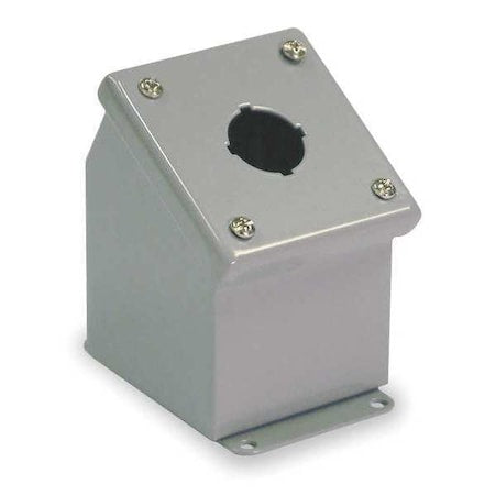 Wiegmann WPBA1 - Pushbutton Enclosure, 30mm, 3.25in.W, Steel