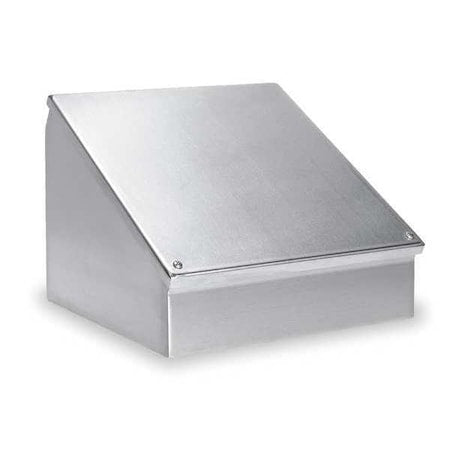Wiegmann WC08C16 - Captive Screws Electrical Enclosures, 8 in H, 7 in D, 16 in W, 12, 13, Steel