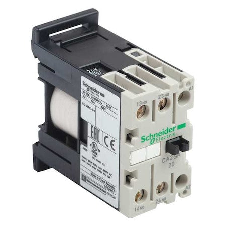 Schneider Electric CA3SK11BD - IEC Control Relay, 1 NO/1 NC, 24 V DC, 10 A