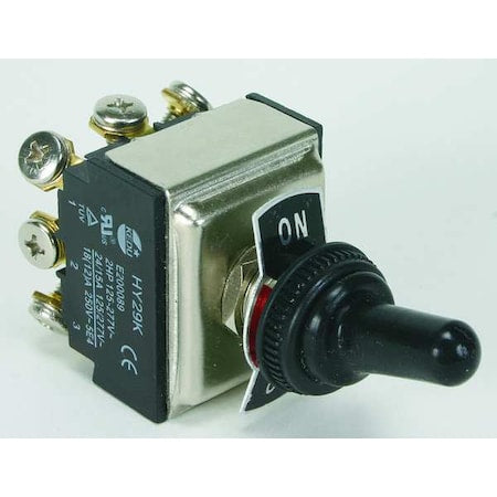 2VLP6 - Toggle Switch, 3 PDT, 15 A at 277 V, Screw