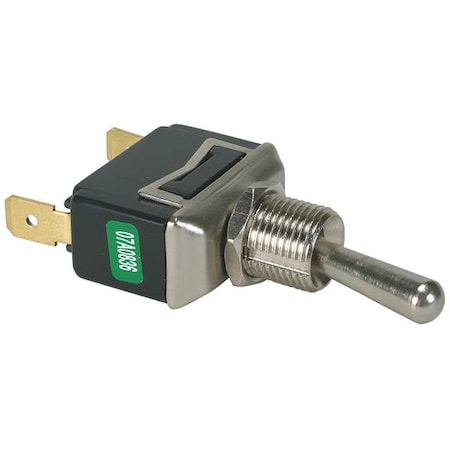 2VLT7 - Toggle Switch, SPST, 15 A at 277 V, Quik Connct