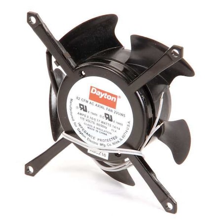 Dayton 2VUW5 - Axial Fan, Skeleton, 115 V AC, 1 Phase, Aluminum, 4 7/16 in W.