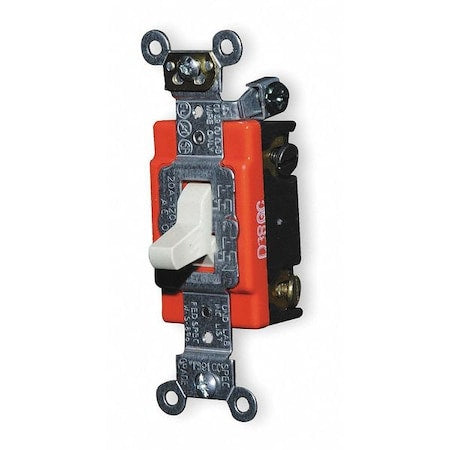 Leviton 1224-2I - Toggle Switch 20 A 120 277 V 4 Way Tgle Sw Ivory