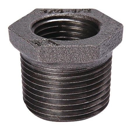 521-900BC - Hex Bushing Hex Bushing, 4" x 3" Pipe, MNPT x FNPT, Malleable Iron, Class 150