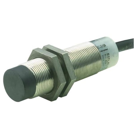 Eaton E57-18LE20-B - Cylindrical, Inductive Proximity Sensor, 18 mm Dia., Stainless Steel, 2 m, Bare Wire, 3 Wires, Unshielded