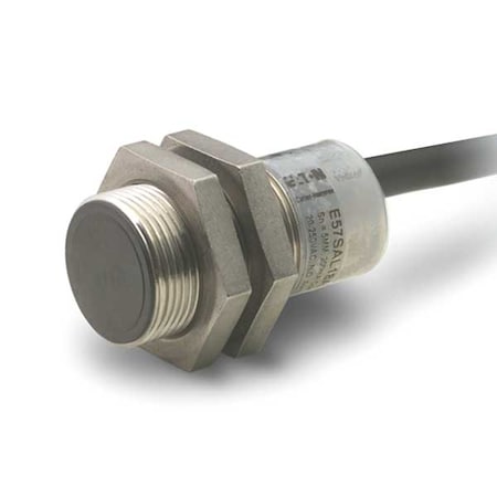 Eaton E57SAL18A4EA - Cylindrical, Inductive Proximity Sensor, 18 mm Dia., Stainless Steel, Micro, 2 Wires, Unshielded