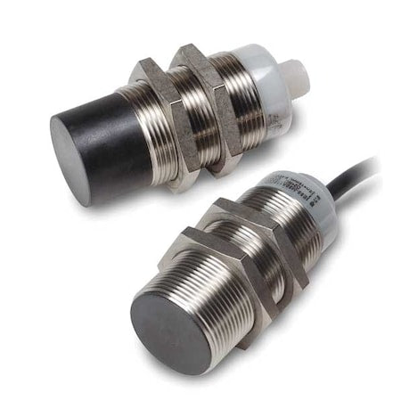 Eaton E59-A30C125C02-CV - Cylindrical, Inductive Proximity Sensor, 30 mm Dia., Stainless Steel, 2 m, Bare Wire, 3 Wires, Unshielded