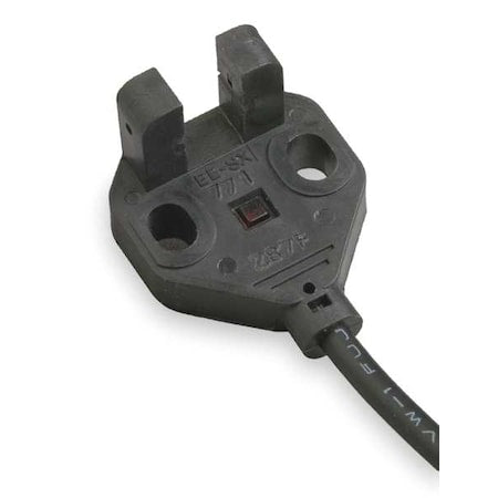 Omron EE-SX771R - Through-Beam Photoelectric Sensor, Bare Wire, L-Slot, Dark On, PNP