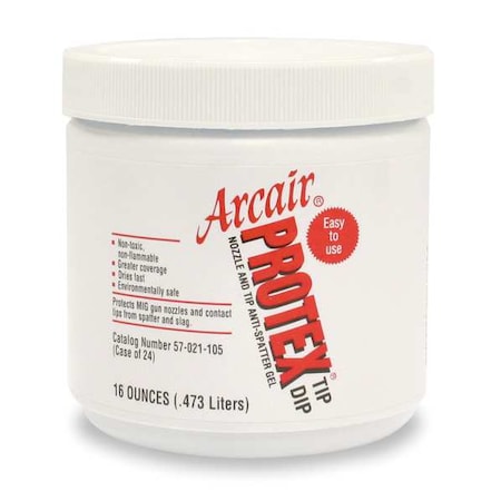 Arcair 57021105 - Antispatter, 16 oz, Jar, Protex Tip Dip