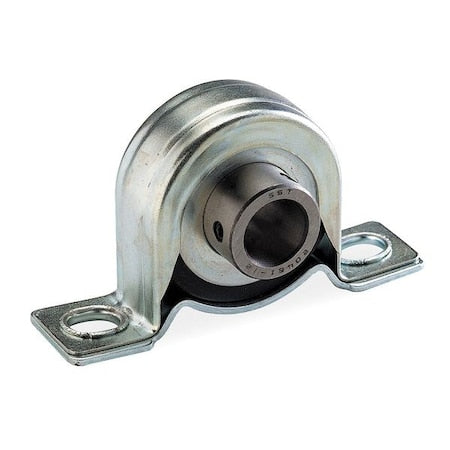 Dayton 2X405 - Pillow Block Bearing, Steel Housing Material, Set Screw, Ball, 3/4 in Dia, Alloy Steel Insert Material