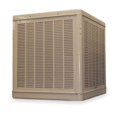 Essick Air 2YAD9-2HTK9 - Ducted Evaporative Cooler, 5,500 cfm, 1,600 sq ft, 12.2 gal, 1/2 hp, Belt, 115 V AC