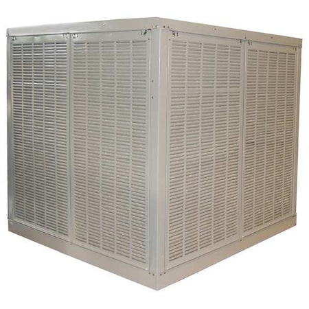 Essick Air 2YAE2-2HTK5 - Ducted Evaporative Cooler, 3,100 cfm, 1,100 sq ft, 6.5 gal, 1/3 hp, Belt